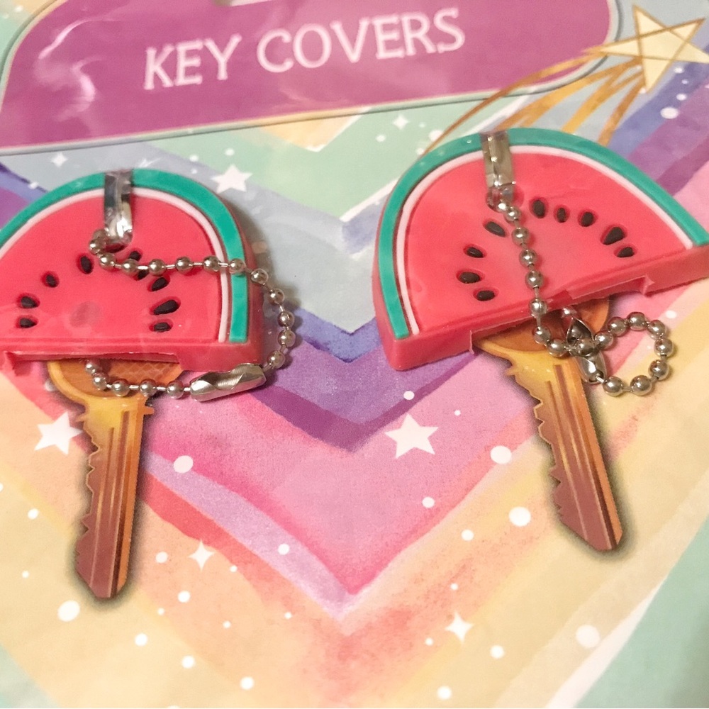 Watermelon Keys Key Covers Keychains - Picture 2 of 4